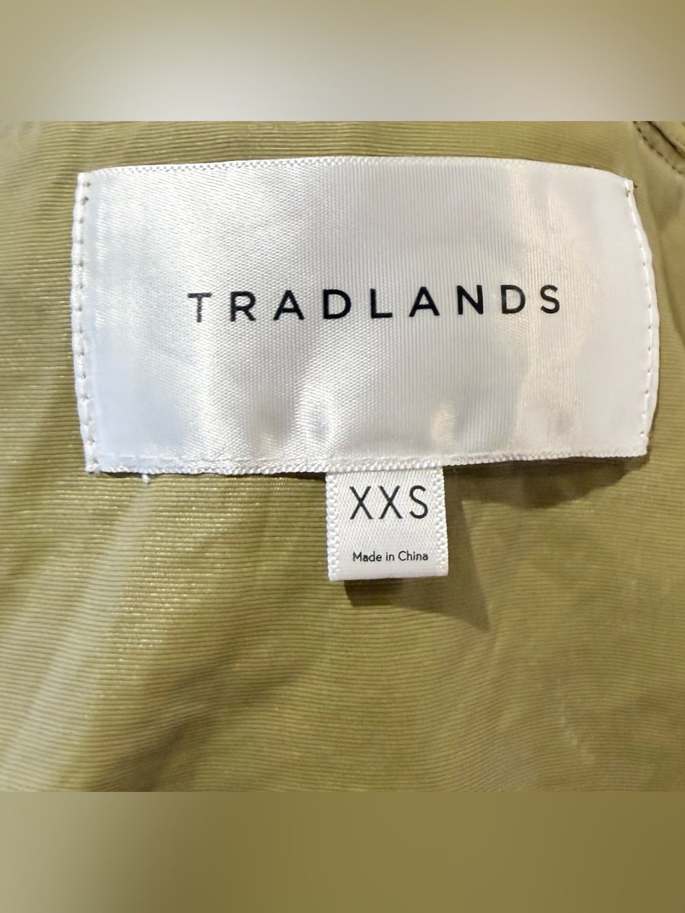 Tradlands Berkeley Anorak Utility Jacket Khaki Green Hooded XXS - Picture 7 of 10